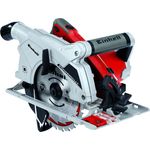 Einhell Handkreissäge TE-CS 190 (1500 W, max. 66 mm, Sägeblatt 190 mm, 24 Zähne, LED-Sägestellenbeleuchtung, Absaugadapter, Parallelanschlag)