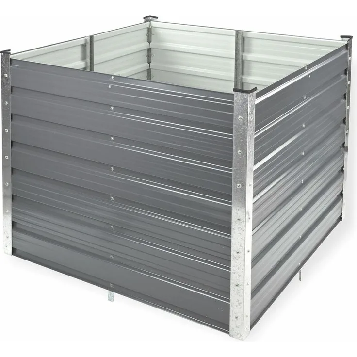 DEMA Metall Hochbeet Rosendaal Anthrazit Gartenbeet Gemüsebeet Langlebig Verzinkt