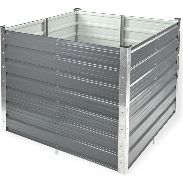 DEMA Metall Hochbeet Rosendaal Anthrazit Gartenbeet Gemüsebeet Langlebig Verzinkt