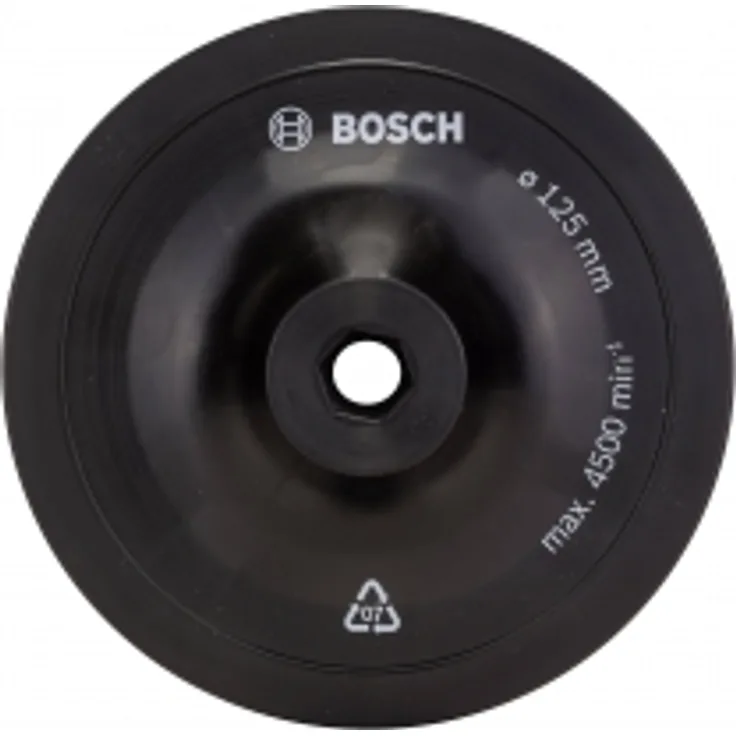 Bosch DIY Schleifteller (für Bohrmaschinen, Ø 125 mm, Spannsystem)