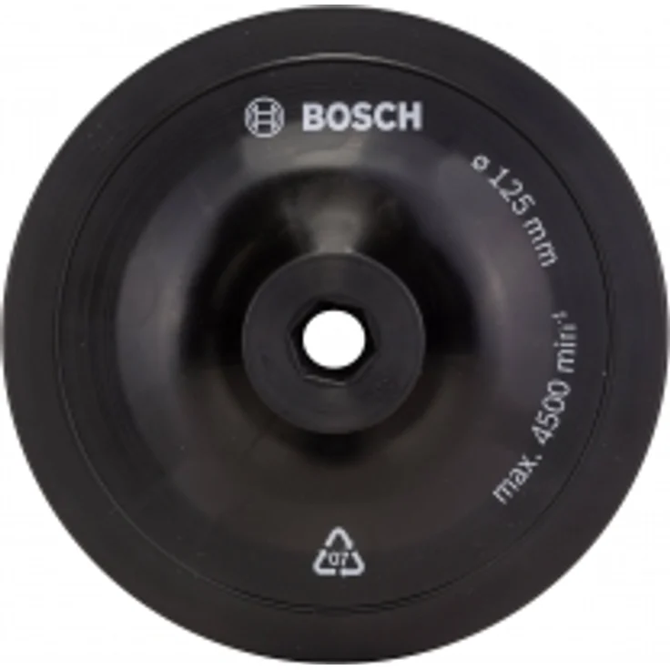 Bosch DIY Schleifteller (für Bohrmaschinen, Ø 125 mm, Spannsystem)