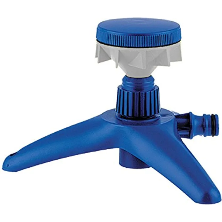 TATAY 20601 - Rotierender Rasensprenger mit Basis, 18 11 16,5 cm, blau