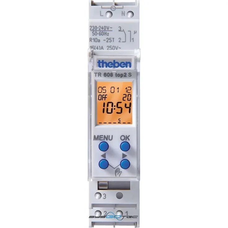 Theben 6080101 TR 608 top2 S 230-240V AC, 6080101