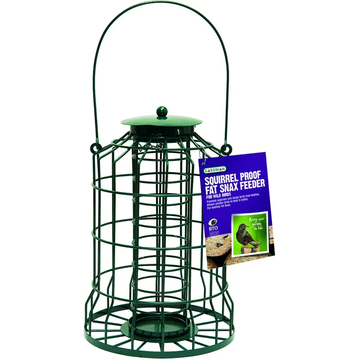Gardman A01622 Eichhörnchensichere Futtersäule für Fat Snax