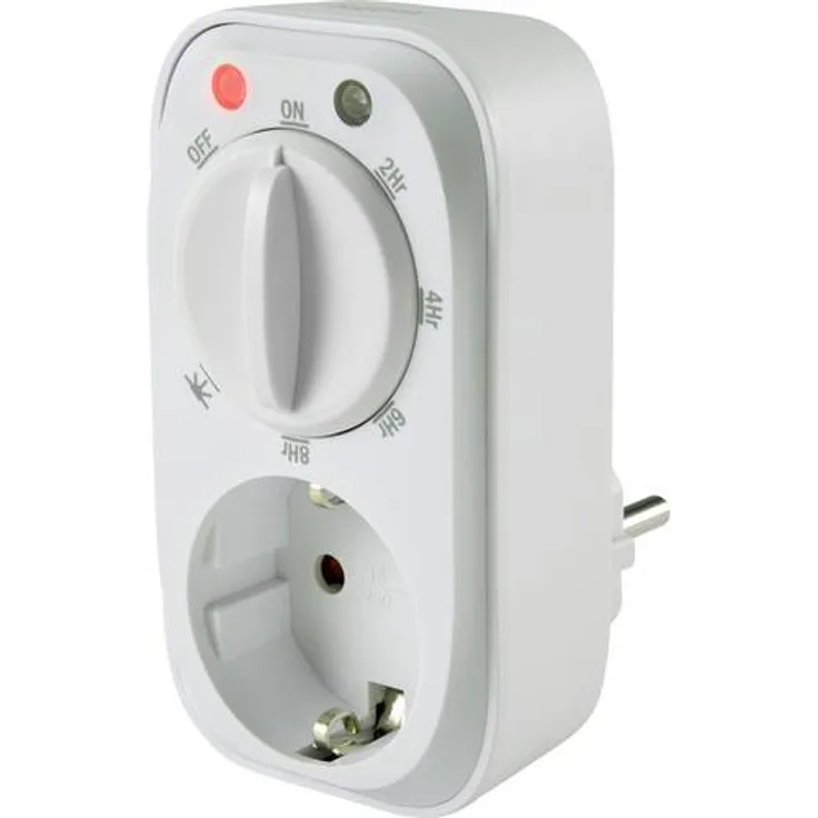 Sygonix SY-4504970 Steckdosen-Zeitschaltuhr analog Tagesprogramm 3680W Countdown-Funktion, START-STOPP-Funktion