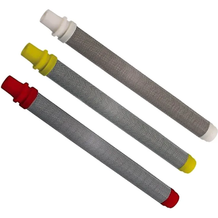 WAGNER 2 Filter Airless-Farbspritzanlagen-Zubehör (2 Stück) in Weiß, Rot oder... Rot (für Düse XS-S) - Wagner Group