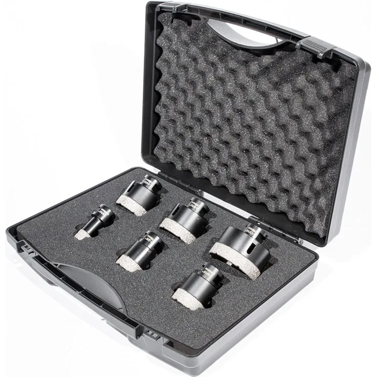 Diamant Bohrkronen Set - Amboss Black Edition - Ø 20/35/40/50/55/68 6 tlg.