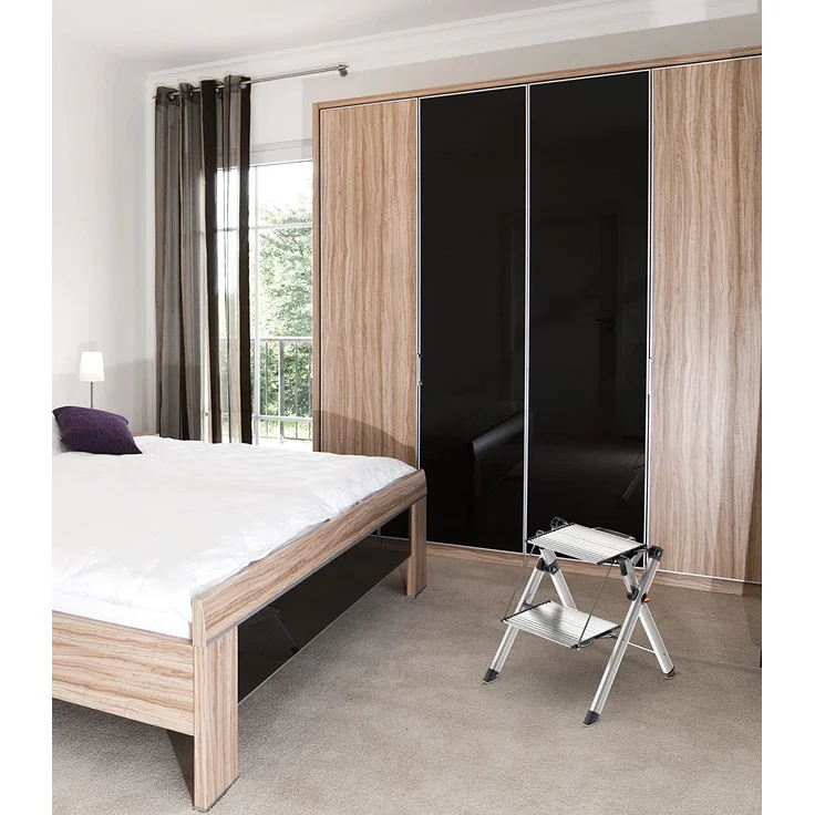 Hailo MK80 ComfortLine, Komfort-Trittleiter, 2 Stufen – Bild 4