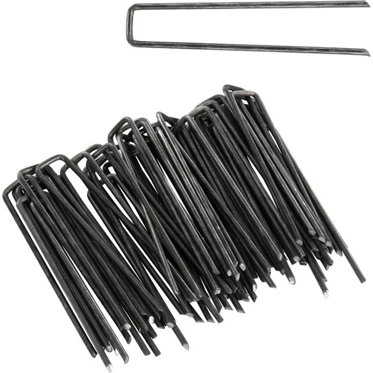 Heringe Erdanker Bodenanker 500 Stück 100x13 mm Zeltheringe Erdnagel unverzinkt