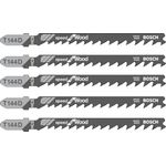 Bosch Professional Stichsägeblatt (5 Stück, für Weichholz und Platten bis zu 50 mm, Zubehör für Stichsäge)