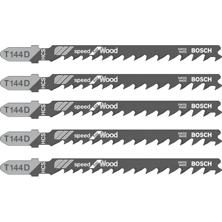 Bosch Professional Stichsägeblatt (5 Stück, für Weichholz und Platten bis zu 50 mm, Zubehör für Stichsäge) – Bild 1