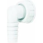 DALLMER Winkelschlauchtülle zu HL 400-405-406, weiß, 1', 090348