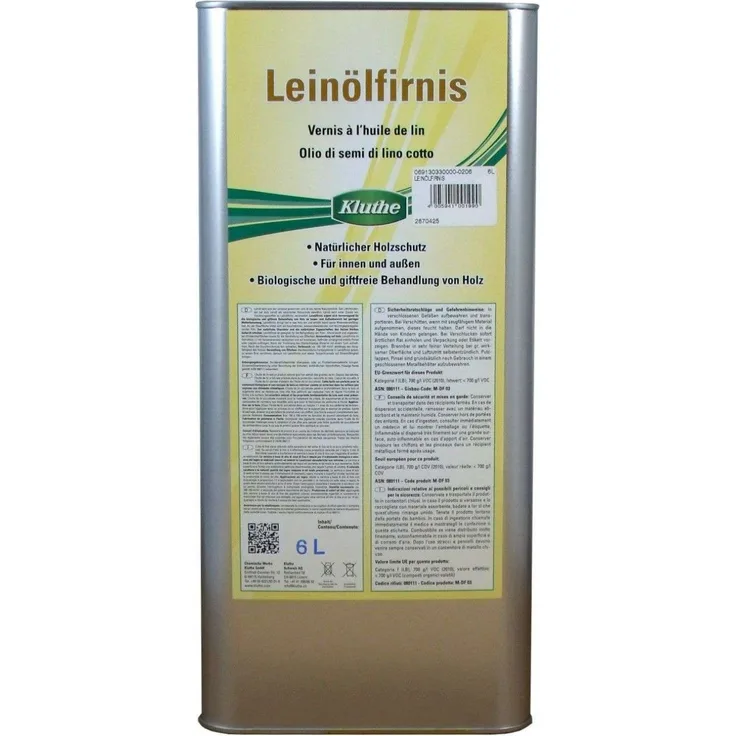 Kluthe Leinölfirnis 6 l