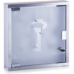 Schlüsselkasten Edelstahl/Glas