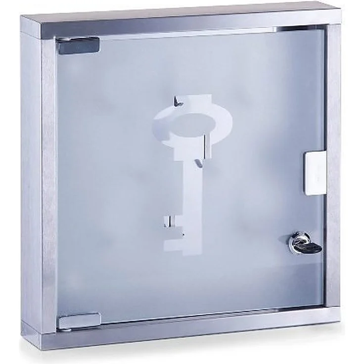 Schlüsselkasten Edelstahl/Glas – Bild 1