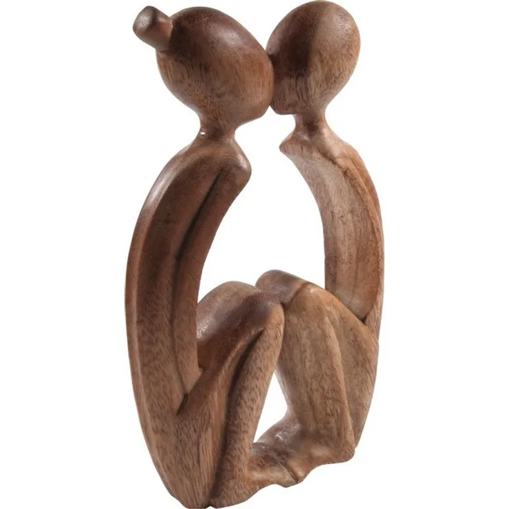 Guru-Shop Dekoobjekt »Holzfigur, Statue, Deko Objekt Feng Shui - `Paar`«