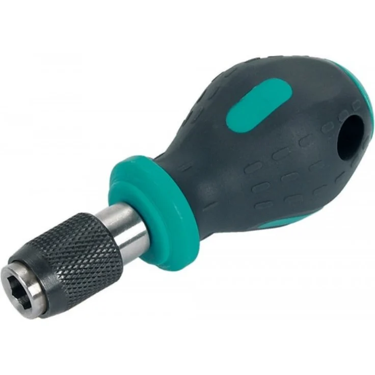 Wolfcraft 1239000 1 Handschraubendreher mit Bitaufnahme, 76 mm – Bild 1