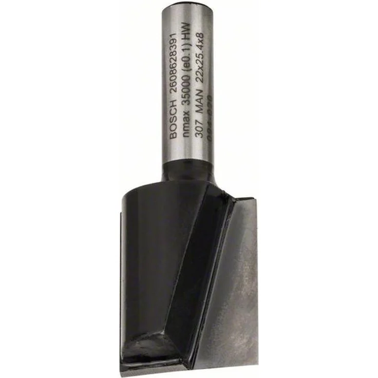 Bosch Professional Nutfräser Standard for Wood (für Holz, Ø 22 mm, Arbeitslänge 25 mm, Zubehör Handfräse) – Bild 1
