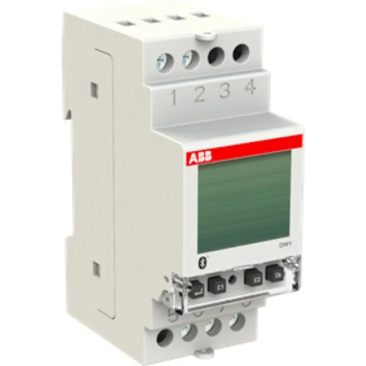 ABB DW1 Wochenzeitschaltuhr 1 Kanal mit Gangreserve - Programmierung via App