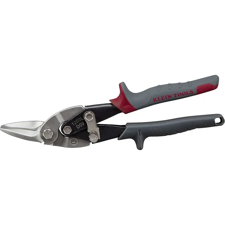 Klein Tools 1200L Metall Scheren mit Drahtschneider, links Krümmung