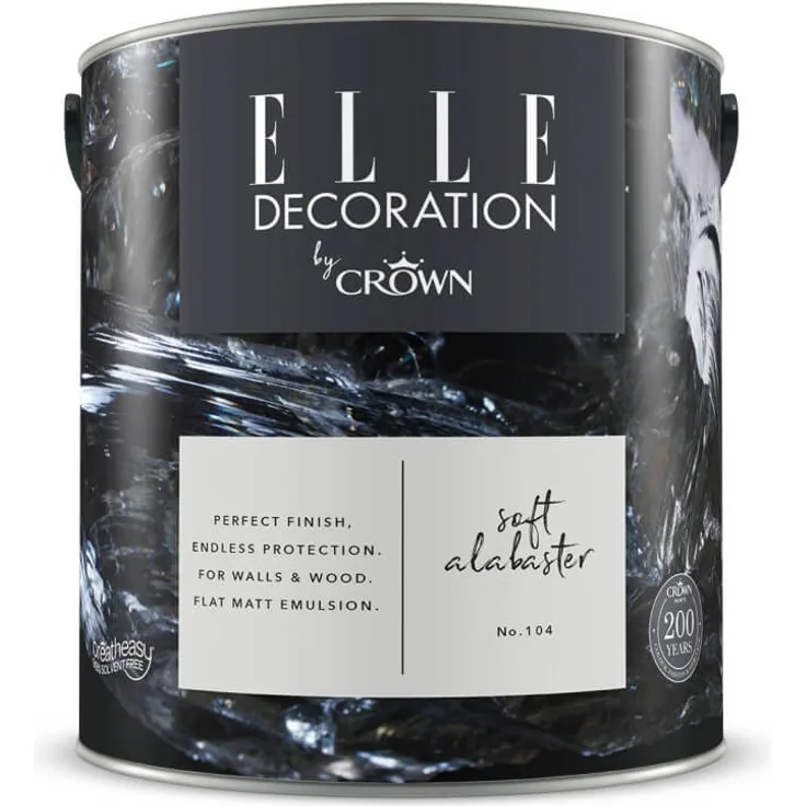 ELLE Decoration by Crown Premium Wandfarbe, 2,5l, matt, 317 Organic