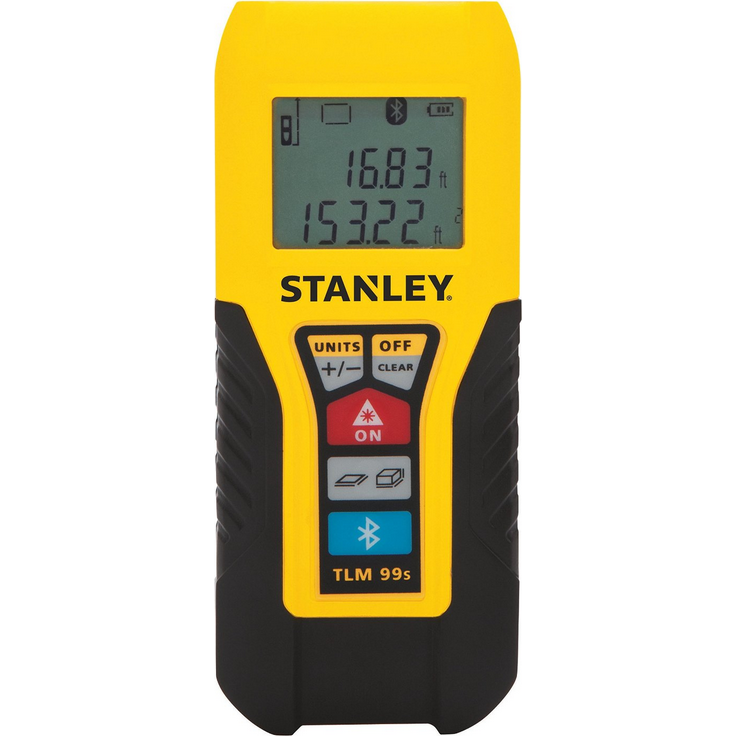 Stanley Laser-Entfernungsmesser (30 m, Distanzmesser, Flächenmessung, Volumenmessung) STHT1-77343