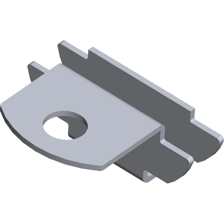 Element-System 11603-00000 Einsteckhalter für U-Träger Regalträger - 1-seitig-Auflage für Holz- und Glasböden-Regalsystem