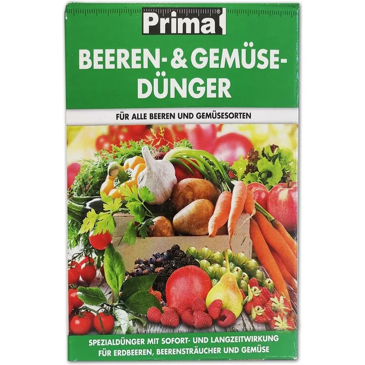 PLANTOP Prima Beeren- und Gemüsedünger Sofort Langzeitwirkung NPK 7+4+9, 2,5 kg