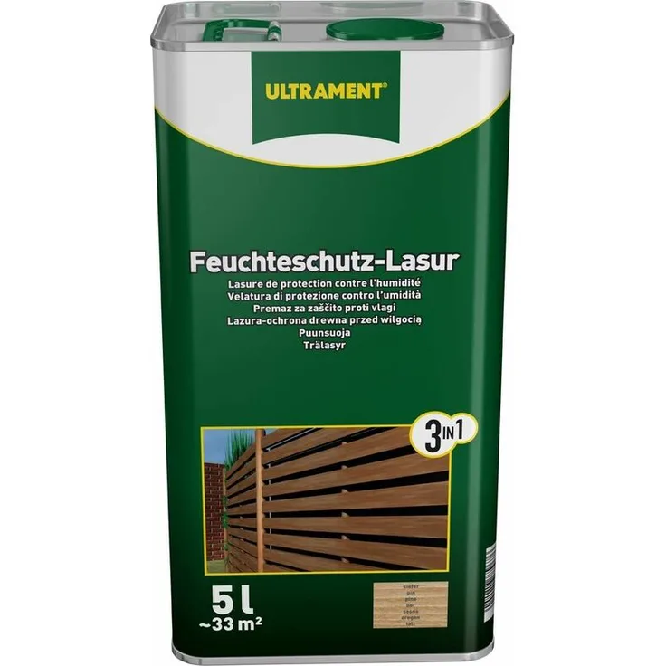 Feuchteschutz Lasur 3in1 kiefer - 5 l - Ultrament