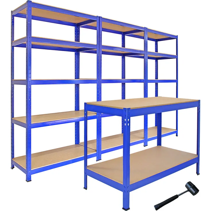 MonstershoptMonster Racking 3x T-Rax Lagerregal Blau 90 cm B
