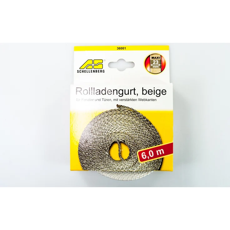 GURTBAND Rolladengurt 36001 Maxi 23 Mm 6,0mtr Beige36001 – Bild 1