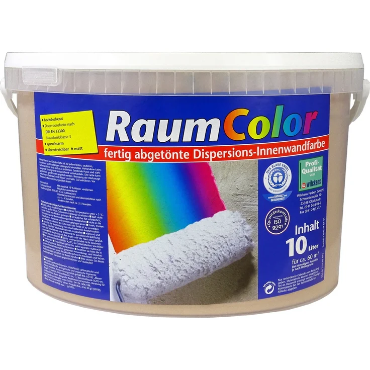 Wilckens - Wilckens Raumcolor Cappuccio Innenfarbe Wandfarbe hochdeckend matt Farbe - braun – Bild 1
