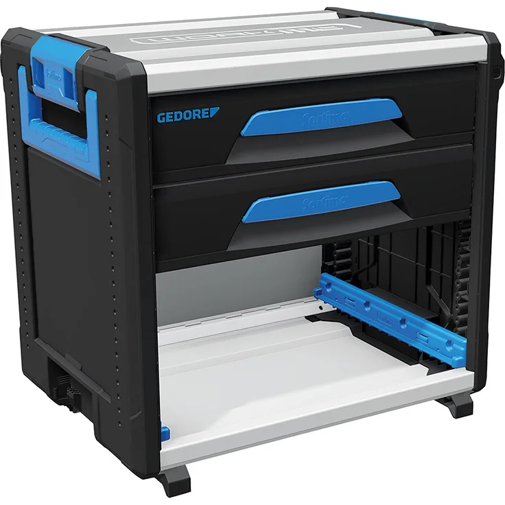 GEDORE 1110 WM 221 Werkzeug-Box-Modul WorkMo B2, 2 Schubladen H6, Fach für L-BOXX