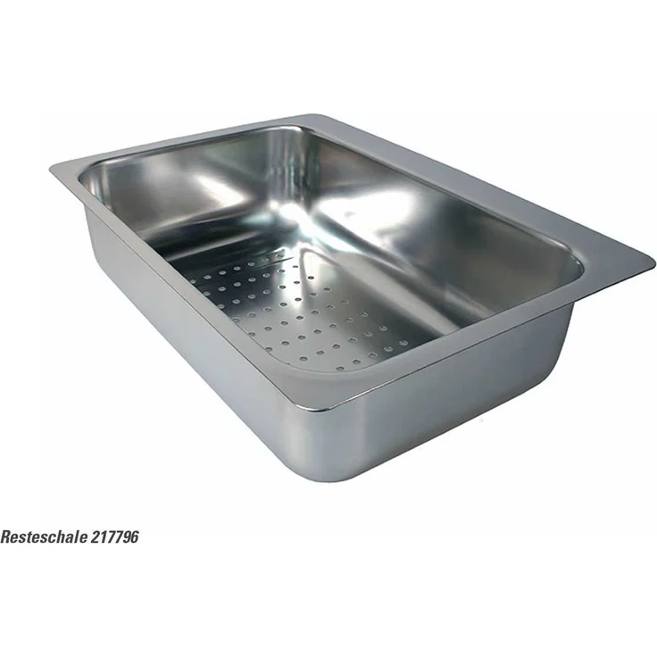 BLANCO METRA 6 S Rechteckige Granitspüle für die Küche für 60 cm breite Unterschränke Mit Restebecken und Edelstahlschale aus Silgranit Grau 513053 – Bild 3