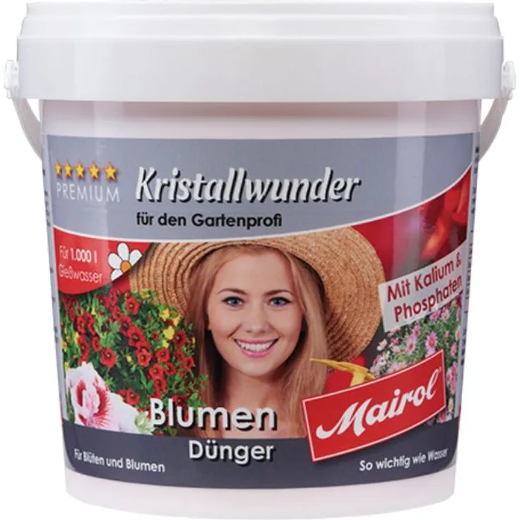 Ballistol Blumen Dünger Kristall 1 kg, Kristallwunder Düngemittel