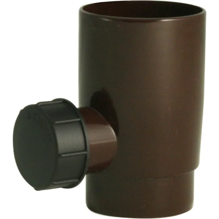 Marley Regensammler NW 53 mm, mit Überlaufstop, braun