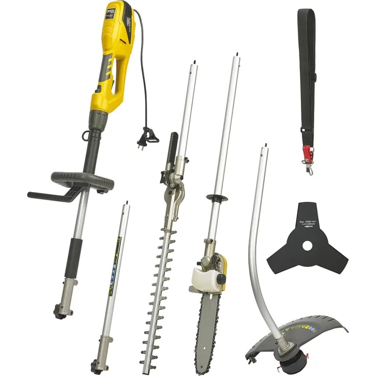 TEXAS Smart Combi 100 Gartenpflegeset 5in1 230V Rasentrimmer Hochheckenschere