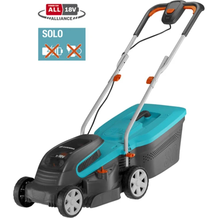 GARDENA Akkurasenmäher PowerMax 32 36V P4A solo 32 cm Schnittbreite ohne Akku und Ladegerät – Bild 1