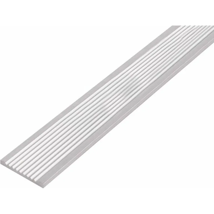GAH Flachleiste,geriffelt,ALU,si.elox40x3-1m - 463144