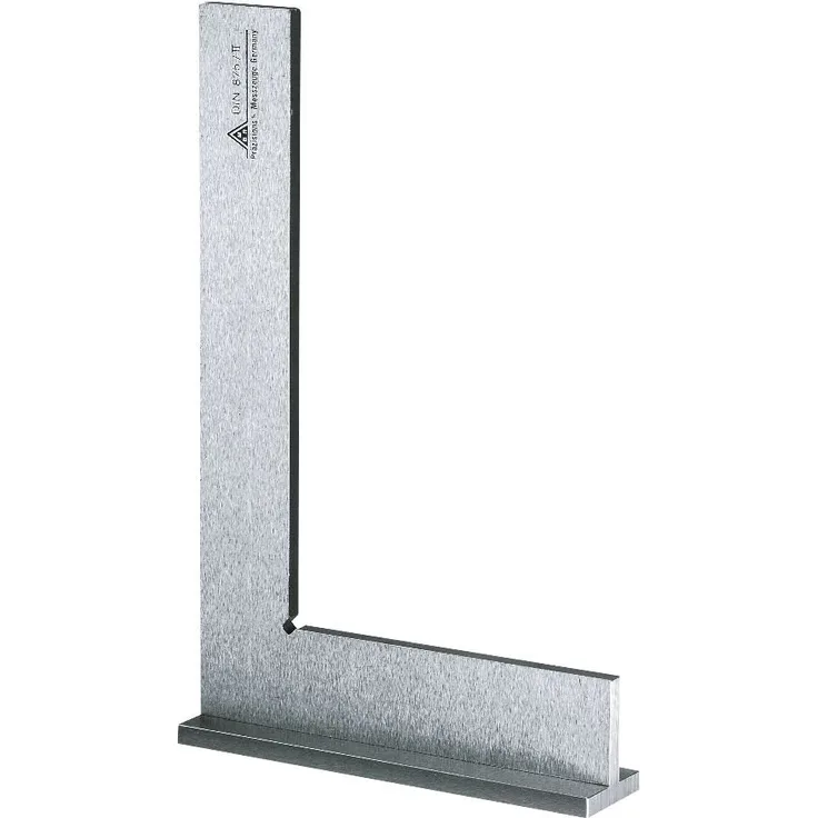 RBM Präzisions Stahlwinkel DIN875-2 mit Anschlag, Schenkellänge 75 x 50 mm, 1 Stück