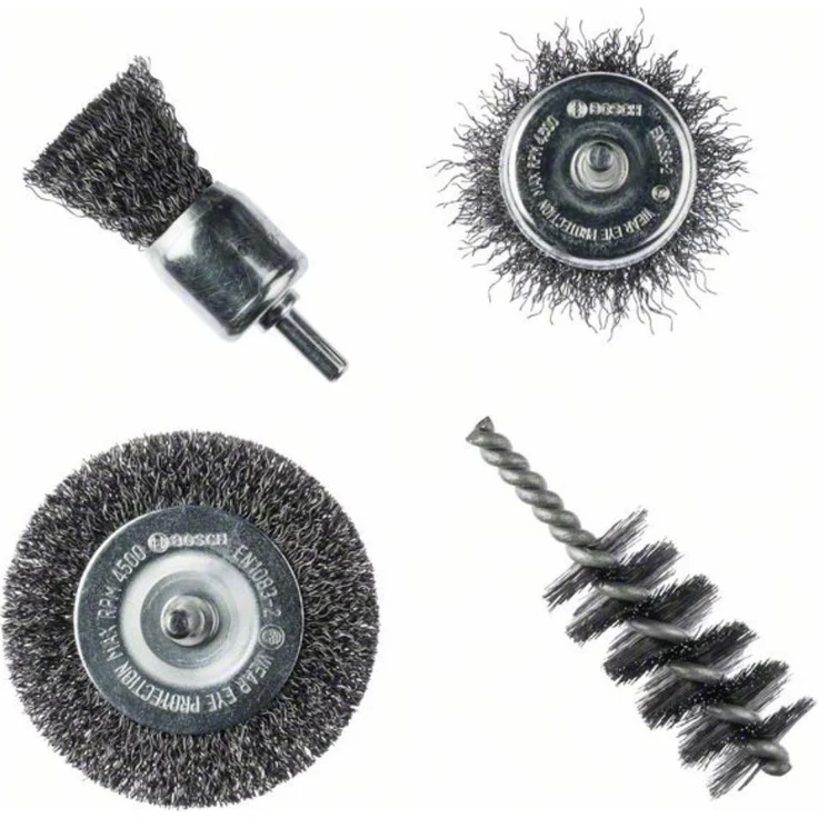 Bosch 2609256553 DIY Drahtbürsten-Set 4 -teilig – Bild 1