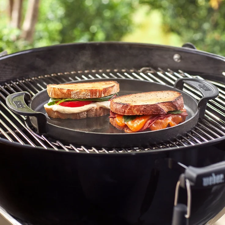 Weber 7421 Gourmet BBQ System - Grillplatte, Gusseisen, 30 cm – Bild 6