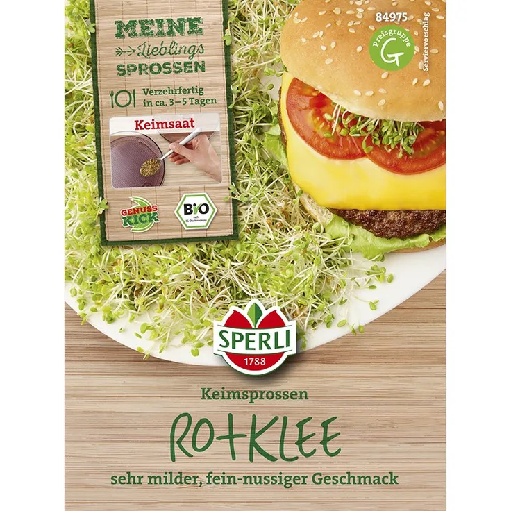 Sperli BIO Keimsprossen Rotklee