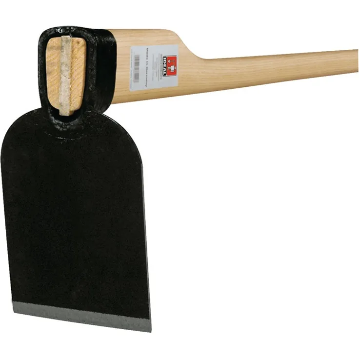 Kleinhacke Blattmaß 145x95x100mm geschmiedet,m.Stiel G.1000g IDEAL