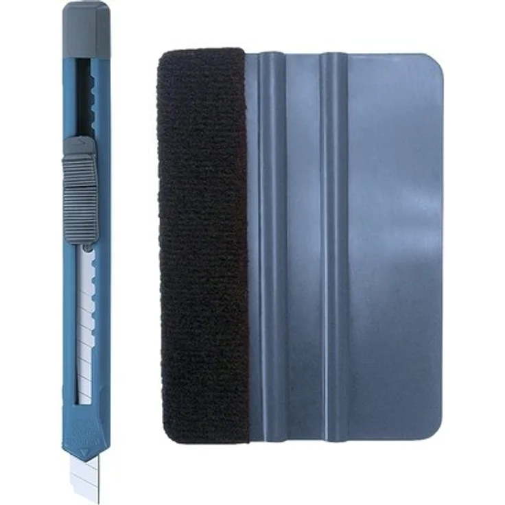 Verarbeitungsset Messer und Rakel für Selbstklebefolien 2er-Set – Bild 1