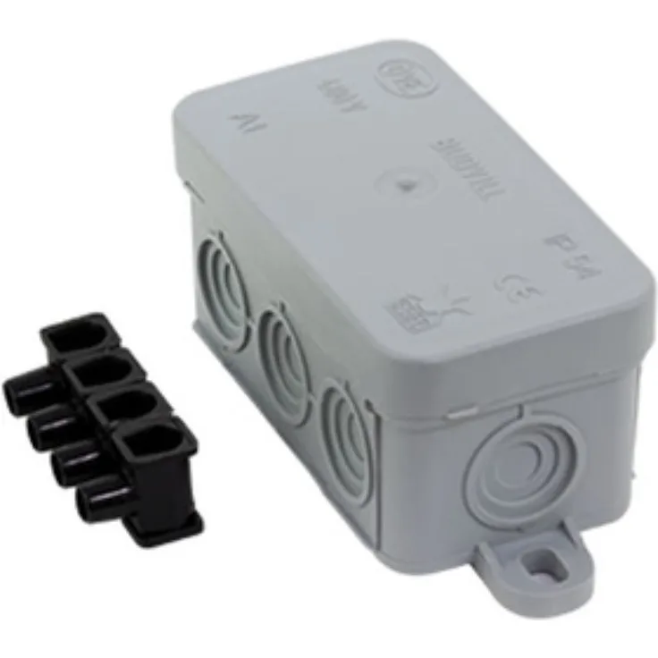 Ritter - Abzweigkasten AP 84x45x40mm, m. Klemmleiste, grau