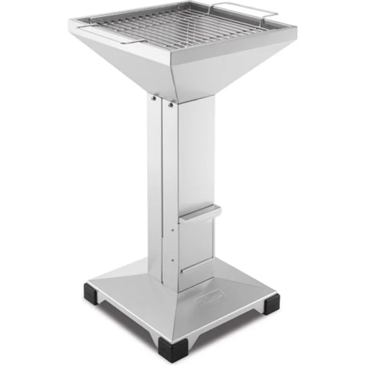 Thüros T2 Säulengrill mit Standfuß (TKE35) Holzkohlegrill, für 4-5 Personen, Grillfläche 35 x 35 cm
