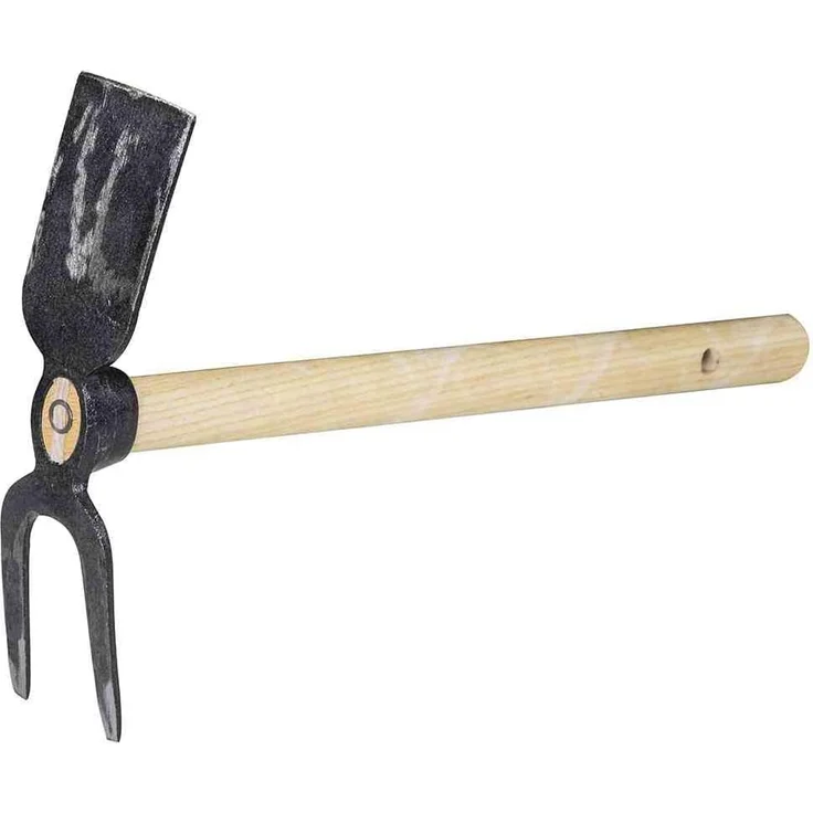 Siena Garden Mini Hacke 2-zinkig 450mm für Hochbeete Grubber Hacken Gartenhacke Terrasse