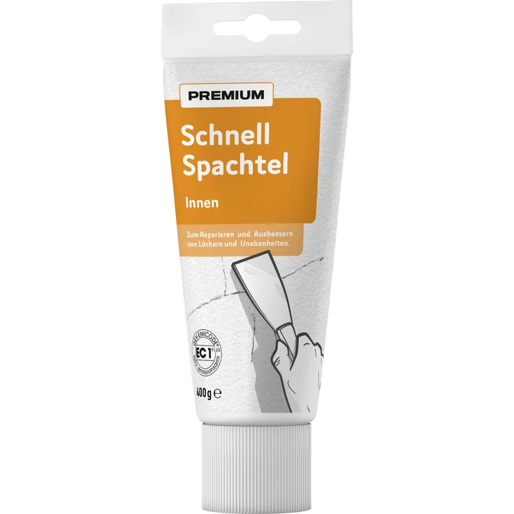 Wilckens Schnell Spachtel grau 400g Tubenspachtel Spachtelmasse Fertigspachtel