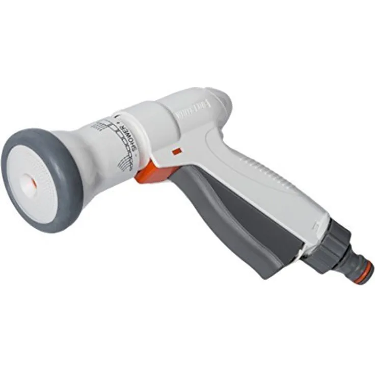 Bradas WL-EN8T 3 Funktionen Gartenbrause Sprühpistole, weiß, 10 x 10 x 3 cm